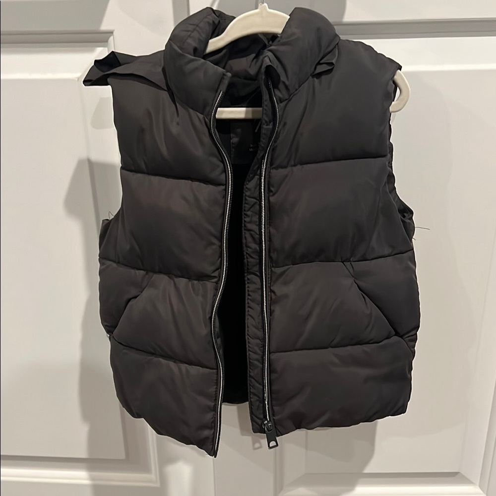 Grey Puffer Vest